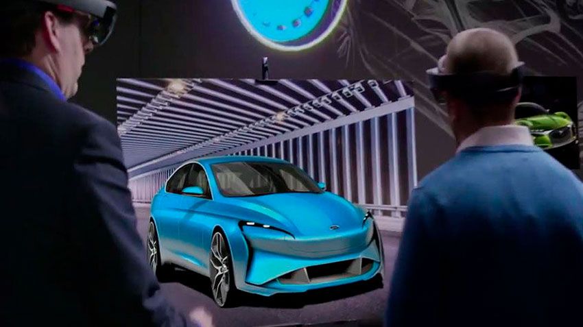 Augmented reality glasses Microsoft HoloLens will help designers to Ford