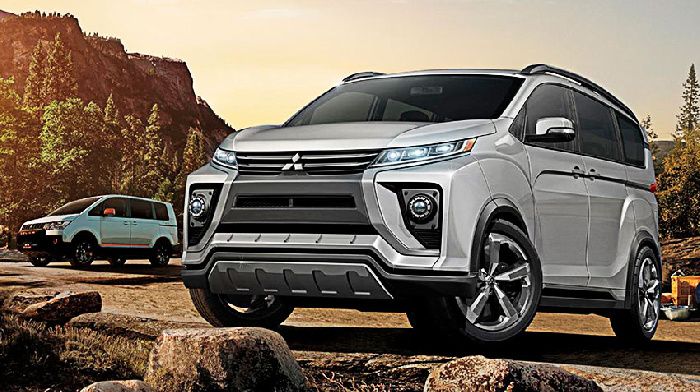 New Mitsubishi Delica – unofficial "renderings"