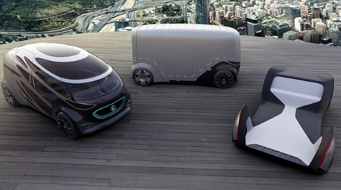 Mercedes-Benz introduced the modular UAV Vision Urbanetic