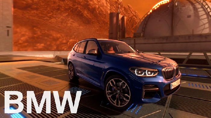 BMW offers to take a virtual test drive of the X3 on Mars