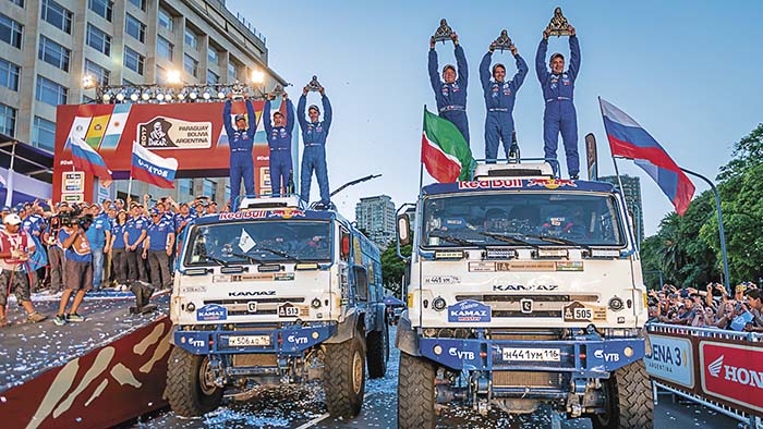 KAMAZ-master shot doublet