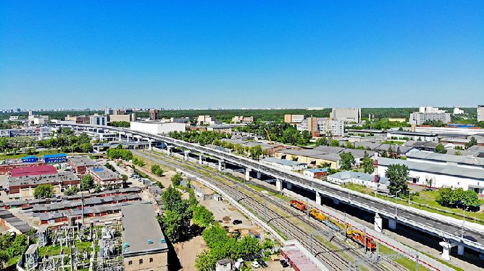 New giant overpass with a length of 2.5 km is open in the East of Moscow