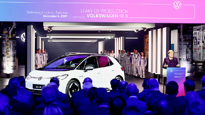 Volkswagen has launched the Assembly line of electric vehicles at the factory in Zwickau