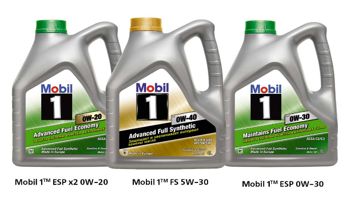 Updated line of motor oils Mobil 1