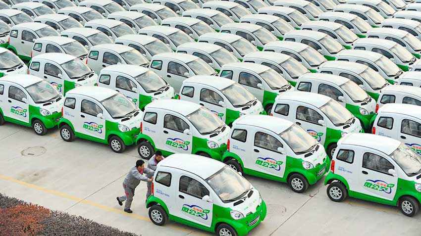 Who buys electric cars in China and Russia?