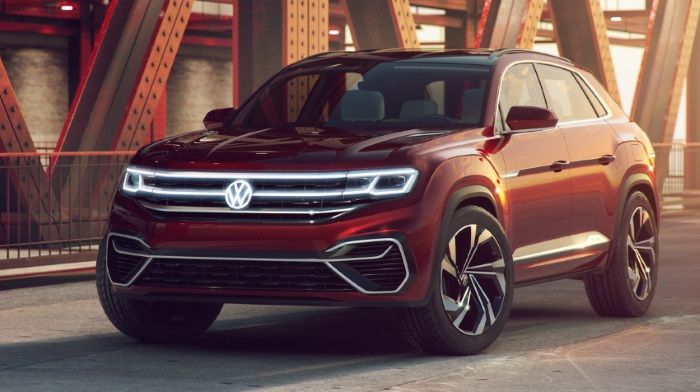 The Atlas concept Volkswagen Cross Sport is available in two hybrid options