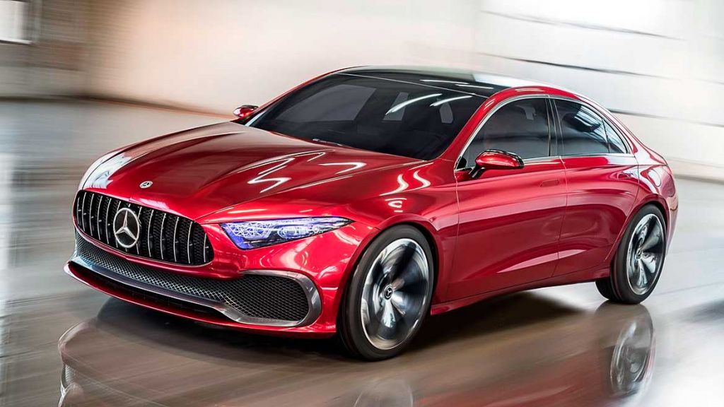 Mercedes-Benz A Sedan Concept – small, but proud premium