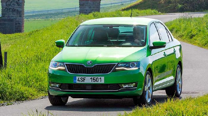 The updated Skoda Rapid is registered in Kaluga