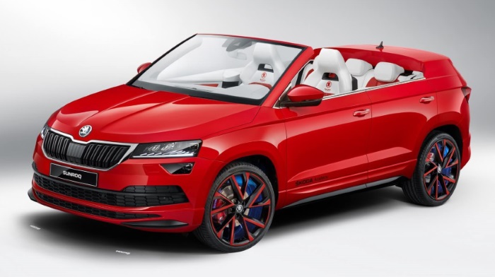 Skoda представила открытый кроссовер Sunroq