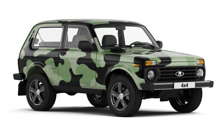 Classic "Niva" is now available in camouflage coloring