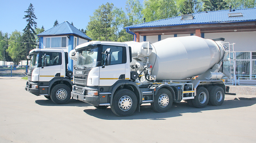 Mixers on chassis Scania went to Kursk