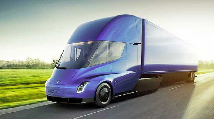 Elon Musk introduced Tesla electric truck Semi