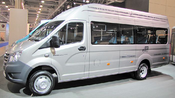 Passengers traveling to the most capacious "GAZelle NEXT"