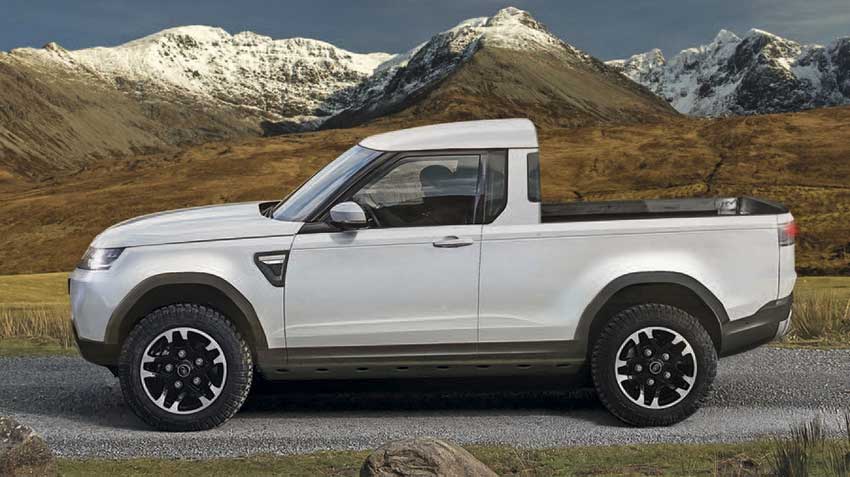 The latest Land Rover Defender will grow pickups