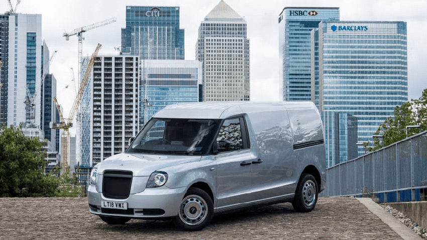 London's hybrid taxi LEVC TX will turn into a delivery van