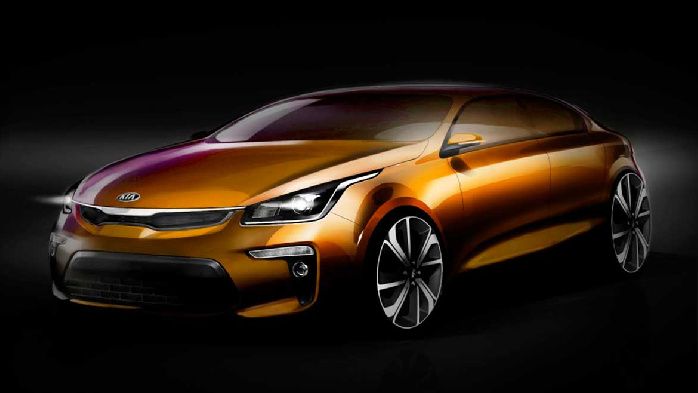 New Kia Rio – official sketches