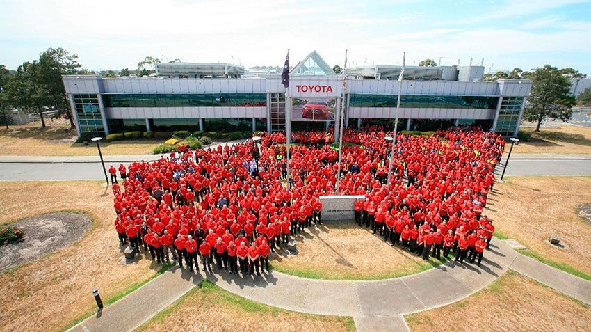 Toyota closes a plant in Australia