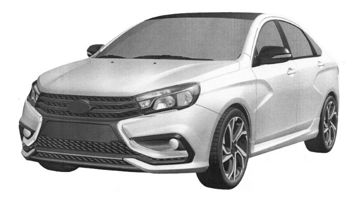Published the first images of Lada Vesta Sport