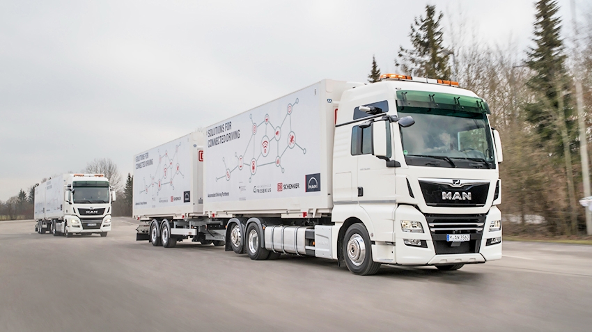 On Federal highways will go to the caravans of trucks without drivers