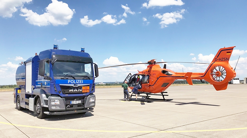 The German police will receive nearly a thousand new MAN trucks