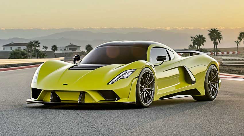 The Hennessey Venom F5 will encroach on the world speed record