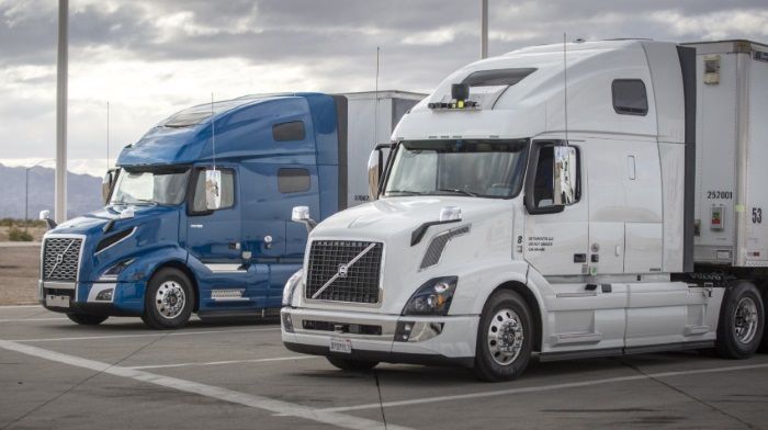 Uber also began testing trucks with autopilot