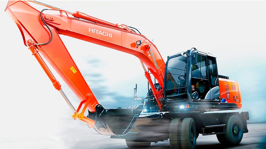 Hitachi is launching a new series of wheeled excavators Zaxis-5A