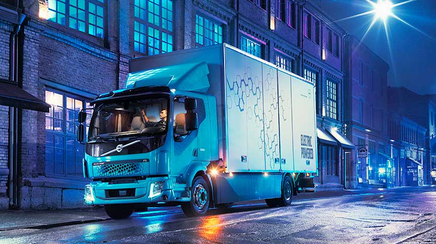 Volvo Trucks has issued its first electrotrack