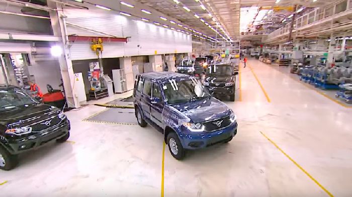 The updated SUV UAZ Patriot of 2019 started online