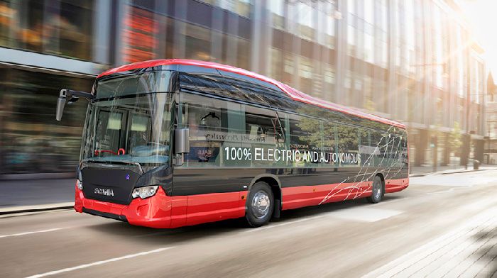 Scania and Nobina Europe's first start trial operation of Autonomous electric buses