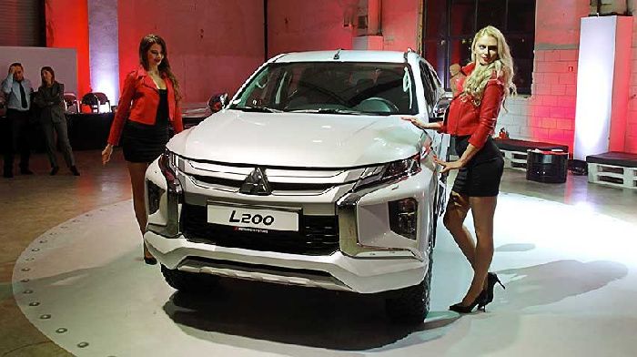 A presentation of the updated Mitsubishi L200 pick-up was held in a "Boiler room"