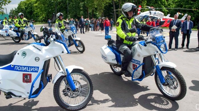 Moscow police received elektrobayka and electric vehicles