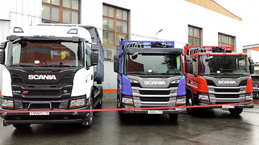 Scania was sent to run "Clean country" their garbage