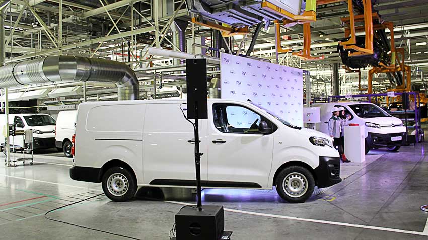 At "PSMA Rus" launched the production of vans Citroën Jumpy and Peugeot Expert