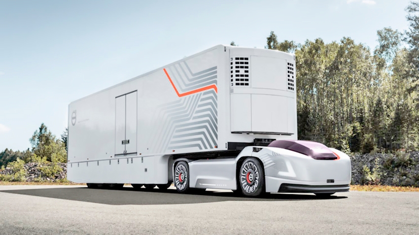 Volvo Trucks introduced the unmanned tractor without cabin