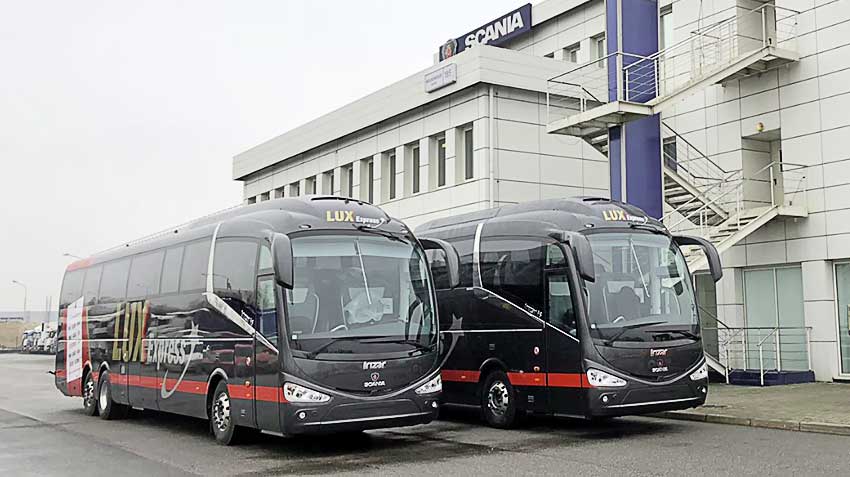Lux Express Group has expanded fleet of top-liners Scania Irizar i6