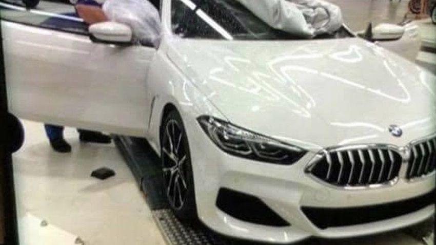 BMW 8 Series coupe was unveiled before the presentation