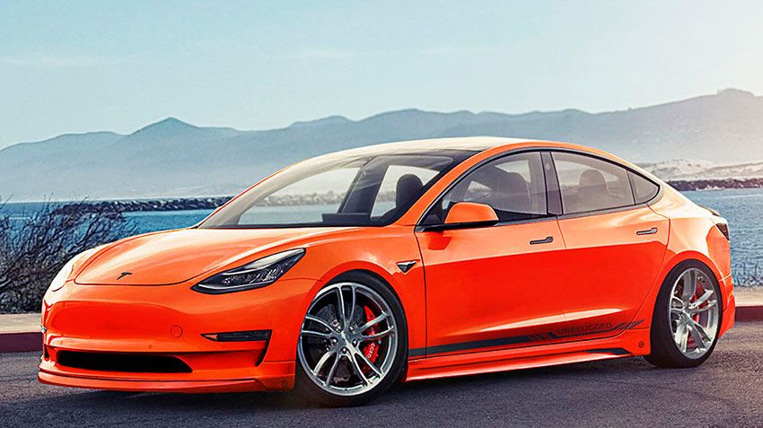 Tesla Model 3 – tuning by Unplugged Performance