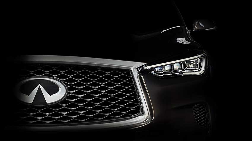 Published the latest teaser of the Infiniti QX50