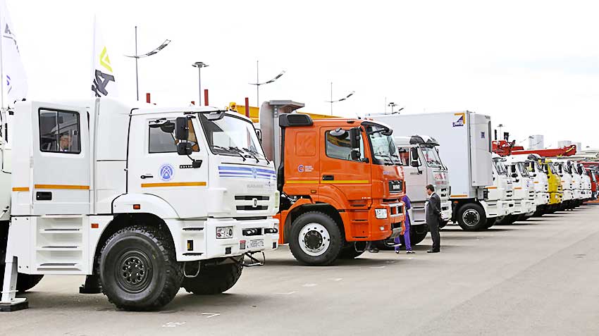 KAMAZ and figure