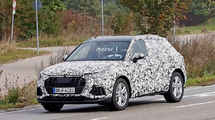 Next generation Audi Q3 spotted on German roads