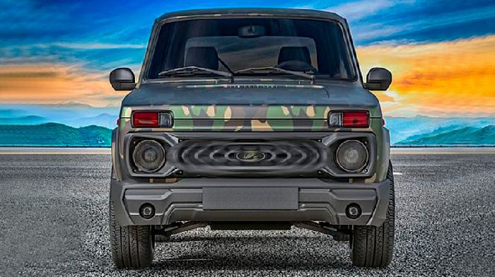 Vases will repair the exterior off-road version of the LADA 4x4 Bronto