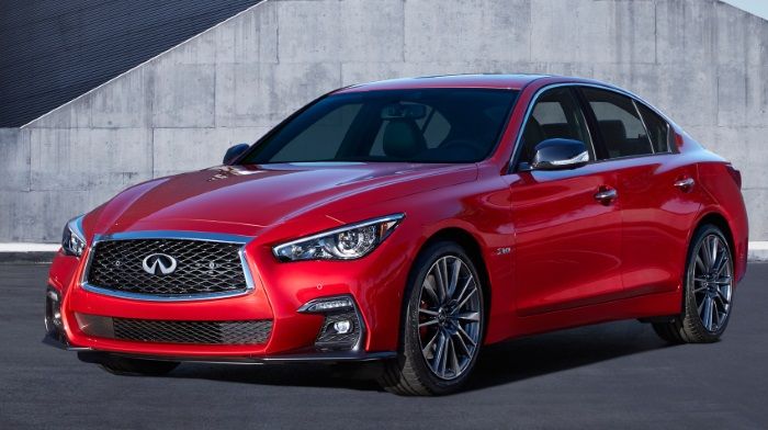 The advertised price is updated Infiniti Q50